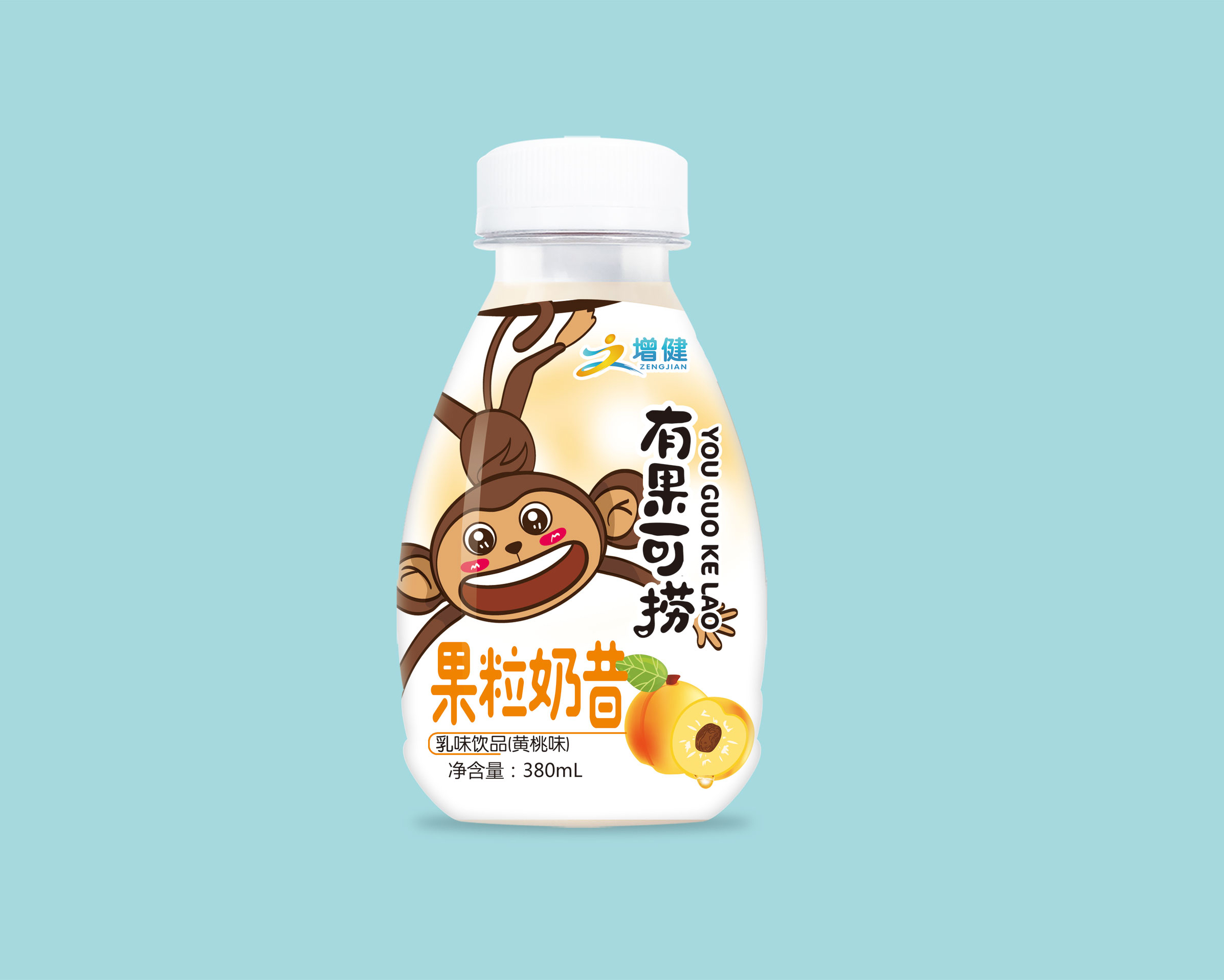  增健果粒奶昔，口口果粒，讓你的生活更燃！