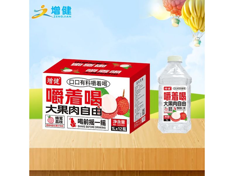 增健大果肉哆哆，超值1L裝大容量，多地動銷火熱，終端爆量之選！