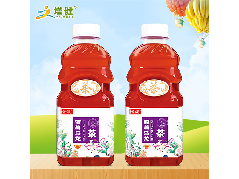 增健葡萄烏龍茶果味茶飲料1L