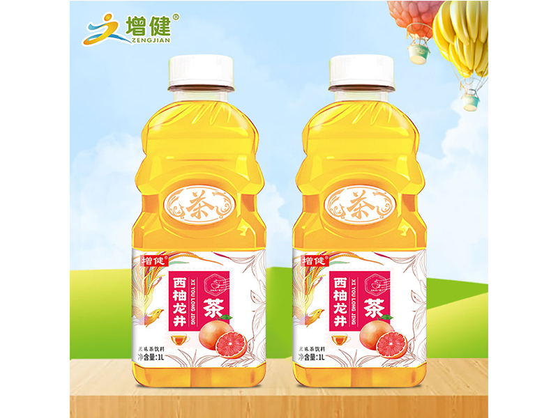 增健西柚龍井茶果味茶飲料1L