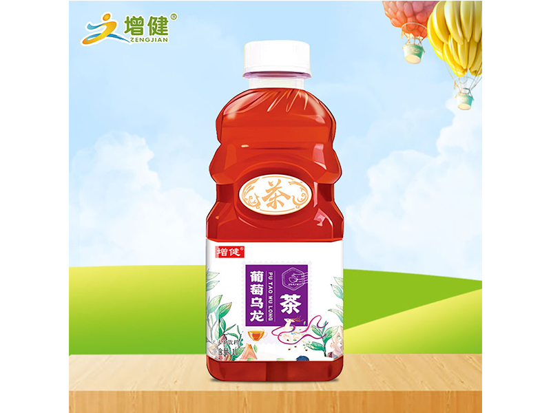 增健葡萄烏龍茶果味茶飲料1L