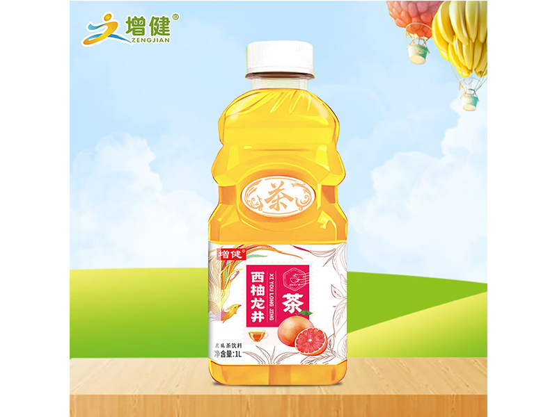 增健西柚龍井茶果味茶飲料1L